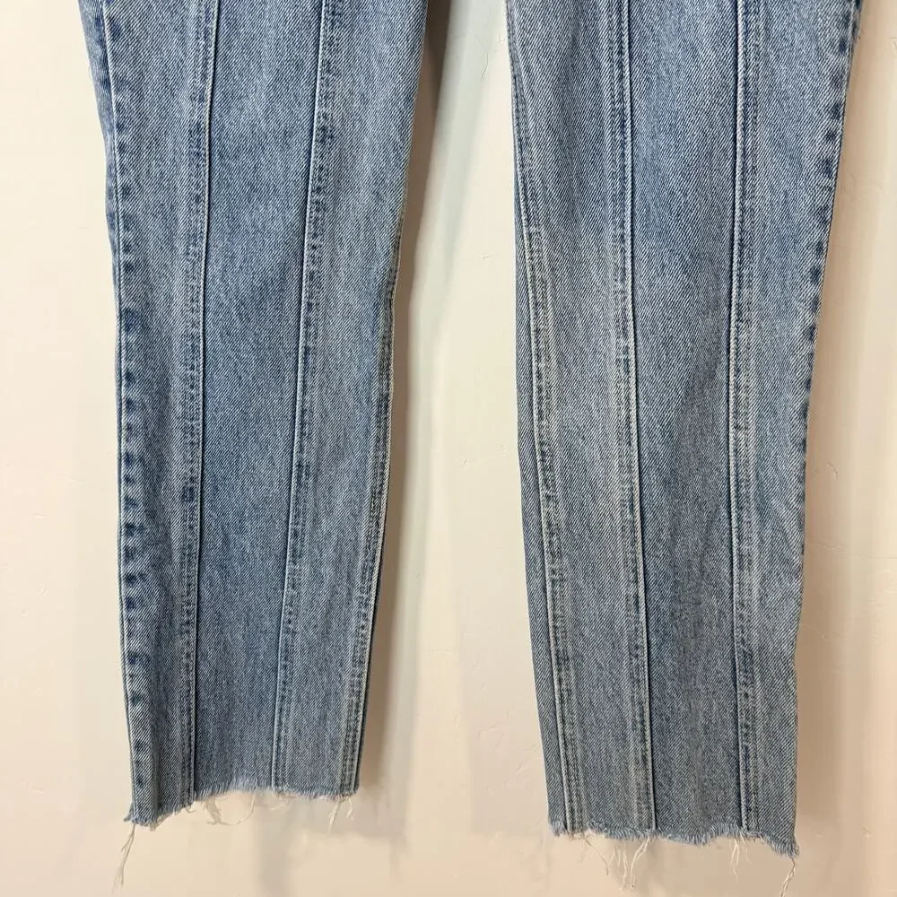 GRLFRND Women's Jeans Monroe Panelled Seamed Catching Feelings Straight Leg 26 - Picture 10 of 10